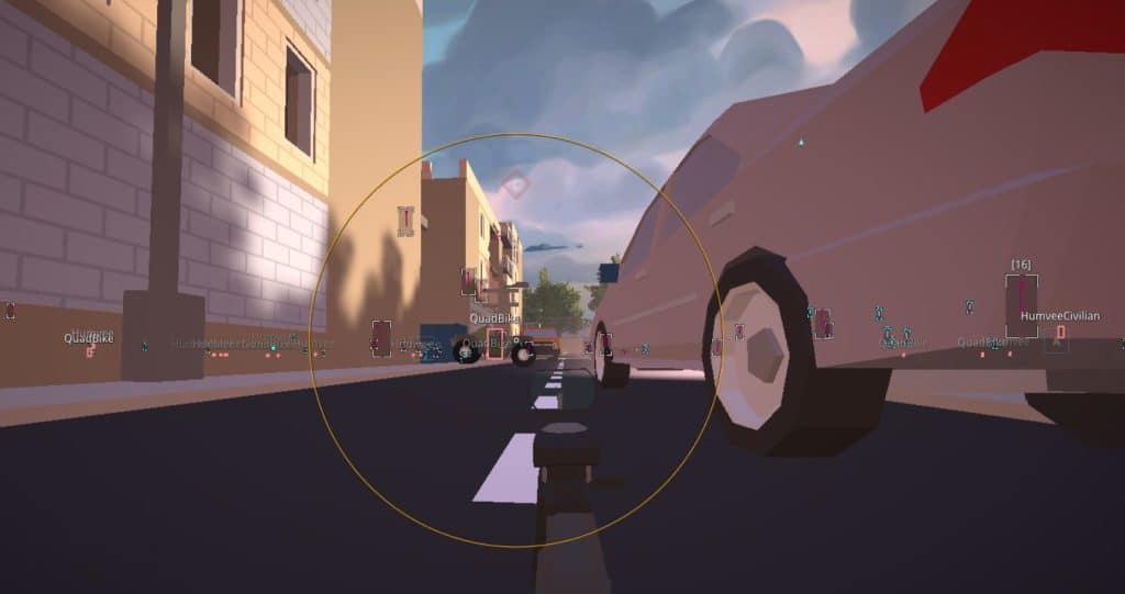 BattleBit Hacks & Cheats: Undetected Aimbot, ESP (2026) BattleBit ESP Wallhack visualizing enemy skeletons through buildings