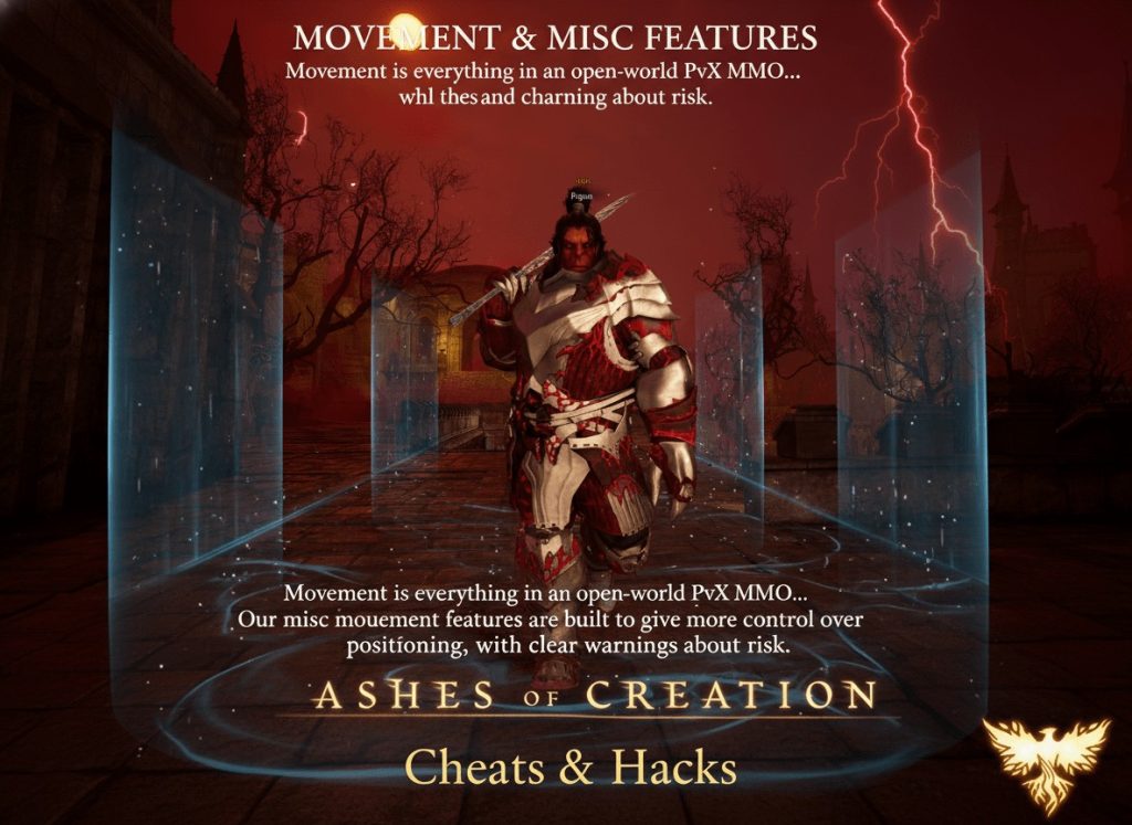 Ashes of Creation Cheats & Hacks (Safe Tools) Movement & Misc Features Speed Walls