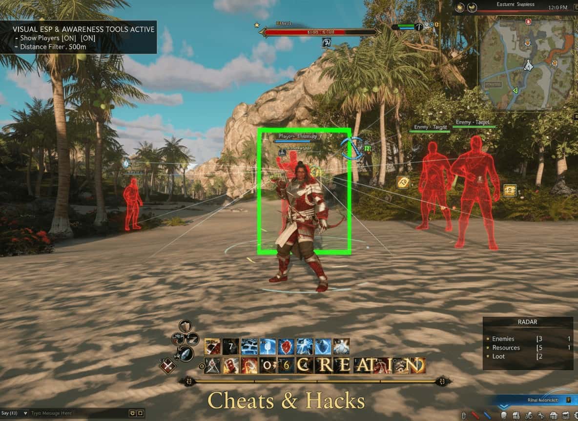 Visual ESP & Awareness Tools