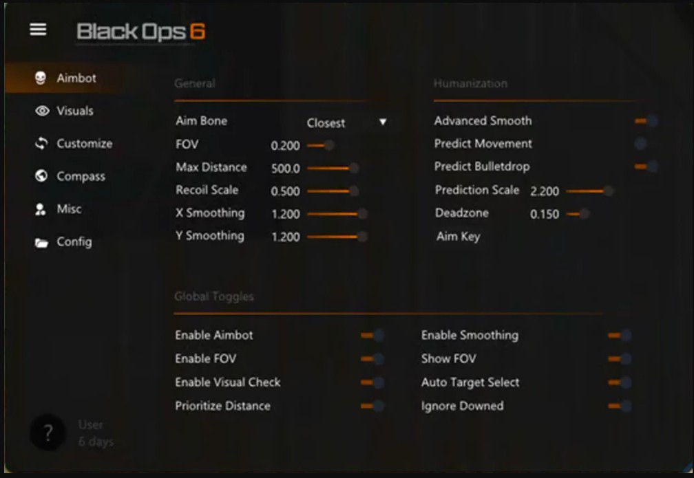 Black Ops 6 Cheats & Hacks | Undetected Aimbot & ESP Overlay of Loot ESP for Black Ops 6 Zombies mode
